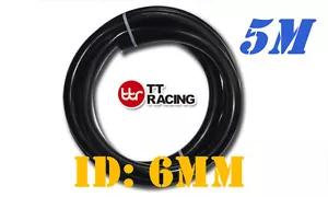 6mm 1/4" Silicone Vacuum Tube Hose Silicon Tubing 15.5ft 5M 5 Meters Black - Bild 1 von 6