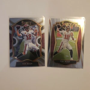 2020 Panini Select Football Tom Brady Concourse Base #1& premier #101 Buccaneers - Picture 1 of 5