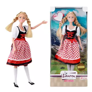 Toi-Toys - LAUREN Teenager-Puppe in Tracht - Dirndl Puppe Oktoberfest Bayern - Bild 1 von 2