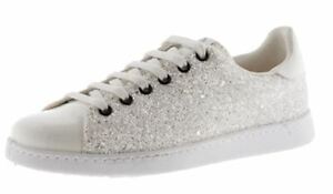 Victoria Tenis Glitter Blanco White Trainers Sneakers UK Size 2.5 (EU 35)