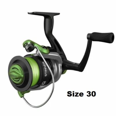 Zebco Fishing Stinger Size 30 Spinning Reel 5.3:1 Pre-Spooled With 10 LB Line - Image 1 of 4