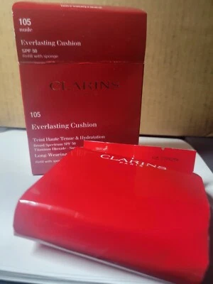 Base hidratante Clarins Everlasting Cushion FPS 50 RECARGA #NUDE Foto 1 de 4