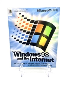 Microsoft Windows 98 e Internet Manual NT ICS Red De Colección Raro - Imagen 1 de 9