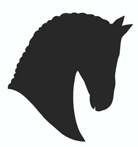 Cabeza de caballo IV de acero 3mm 10cm-40cm, la decoración especial para amantes de los caballos - Imagen 1 de 1