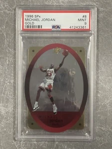 1996 SPx Michael Jordan GOLD #8 PSA 9 - Picture 1 of 2