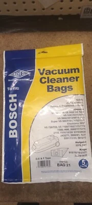 Bosch Solida, Alpha, Alpha 2 Vacuum Cleaner Bags - Image 1 of 2