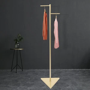 2 Hook Metal Coat Rack Clothes Rack Storage For Clothing Retail Store Display - Picture 1 of 12