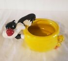 Looney Tunes-Warner Brothers Sylvester and Tweety Bird Planter/ Candy Dish