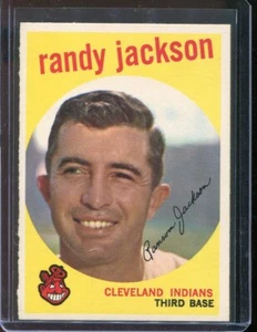 Béisbol 1959 Topps # 394 Randy Jackson casi nuevo-como nuevo a como nuevo - Imagen 1 de 2