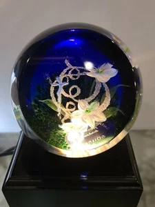 VERY RARE CAITHNESS FLORAL AWAKENING #57/350 DISNEY PAPERWEIGHT - Picture 1 of 10