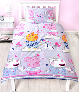 peppa pig cot bedding