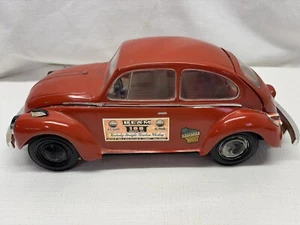 JIM BEAM 1970's VW Volkswagen Beetle Bug Red, Collectible Decanter Empty - Picture 1 of 17