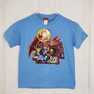 Vintage 90s Yugioh Anime T Shirt Youth XS Blue NEW NWT - Picture 1 of 9