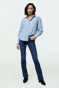 LEVI'S The Relaxed Shirt Road Runner Blue Size Small New With Tags - Picture 1 of 5