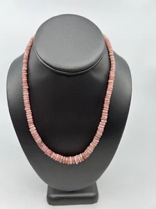 550702 Jay King Rhodochrosite Graduated Bead 18" Sterling Silver Necklace - Picture 1 of 13