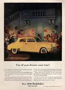 1948 Studebaker Champion Regal Deluxe Original Color Ad - Picture 1 of 1