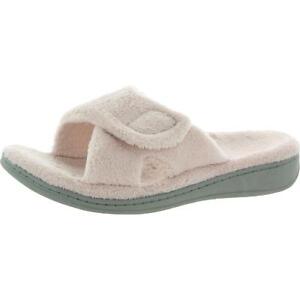 Vionic Womens Relax Pink Wedge Slide Sandals Shoes 9 Medium (B,M) BHFO 2411