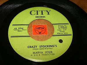 MARVA JOSIE - CRAZY STOCKING'S - I'LL GET BY - LISTEN - MOD RNB SOUL POPCORN - Picture 1 of 2