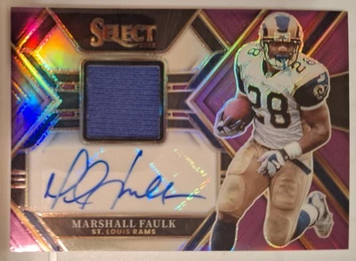 MARSHALL FAULK 2022 SELECT "PRIZM SIGNATURE MEMORABILIA PÚRPURA 49/49 #SMP-MF!" Foto 1 de 4