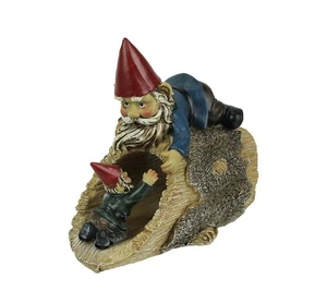 Resin Garden Gnome Downspout Cover Decorative Gutter Drain Spout Splash Decor - Picture 1 of 5