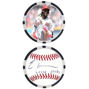ELLY DE LA CRUZ #3 - CINCINNATI REDS - POKER CHIP - ***SIGNED*** - Bild 1 von 2
