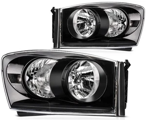 Headlights Assembly For Dodge Ram 1500 2500 3500 2006-2009 Pair - Picture 1 of 10