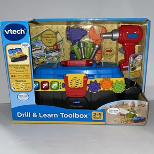 NEW SEALED VTECH DRILL & LEARN TOOLBOX WITH DRILL AND TOOLS LIGHTS & SOUNDS  - Picture 1 of 1