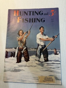Vintage 1941 Juli Jagd und Angeln Magazin von Good Sport, Snakes & Shooters - Bild 1 von 6