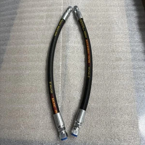 LOWRIDER HYDRAULICS Return hose 3/8'' with #6 Jic end 17” 2pc BEST 5800PSI - Picture 1 of 2