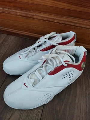 Nike Zoom Air Basketball Shoes Size: 8.5 Red And White - Imagem 1 de 4