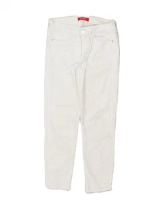 GUESS Womens Slim Jeans W27 L27 White Cotton BD17 - Picture 1 of 3