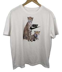 Nike Sportswear Cheetah Graphic Print Shirt Sz Large RARE - Picture 1 of 6