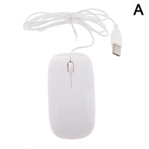 WIRED USB OPTICAL MOUSE For PC LAPTOP COMPUTER SCROLL R1N5 G8I1 LED T4D0 - Picture 1 of 11