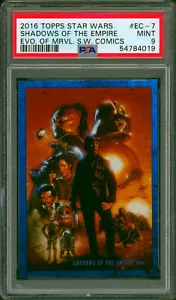 2016 Topps Star Wars Evolution Marvel Comics SHADOWS OF THE EMPIRE 1996 SP PSA 9 - Picture 1 of 2