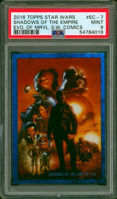 2016 Topps Star Wars Evolution Marvel Comics SHADOWS OF THE EMPIRE 1996 SP PSA 9 - Image 1 of 2