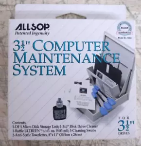 Allsop Easy 3.5" Head CLEANING KIT Diskette W/ Cleaning Fluid Brand New Sealed - Bild 1 von 2