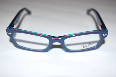 Ray-Ban Pequeño Azul Púrpura Rx RB1530 3587 Óptico 48-16-130 Anteojos A Foto 1 de 4