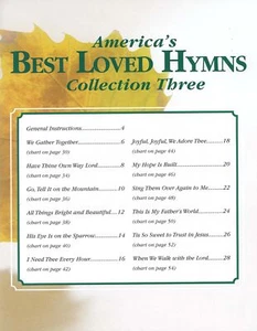 Leisure Arts America's Best Loved Hymns Coll 3 Cross Stitch Book - Picture 1 of 3