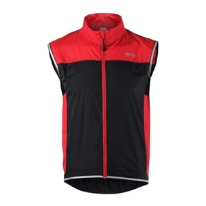 Men's Windbreaker MTB Cycling Vest Reflective Downhill Windproof Sleeveless - Picture 1 of 15