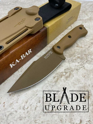 Cuchillo fijo Kabar Becker Harpoon 9,38" 1095 Cro-Van con funda marrón BK18 Foto 1 de 4