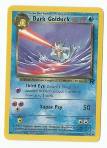 Pokemon Card Dark Golduck 37/82 English (Unplayed) 1st Edition - Picture 1 of 2
