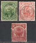 Haiti, 1887-98, 3 pcs, definitives, Group of stamps, used, Mi #20-42