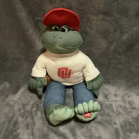 OKLAHOMA UNIVERSITY OU 20” Stuffed Team Toad Collection Plush NCAA WORKS 1997 Cover