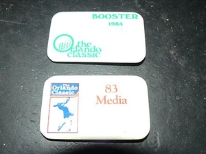 Orlando Classic Pinback 2 Stück 1983 84 Golfturnier Pin Trevino Badge - Bild 1 von 1