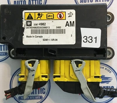 Módulo de controle de bolsa 10-11 Buick Enclave BCM 20874982 FABRICANTE DE EQUIPAMENTO ORIGINAL - Imagem 1 de 2