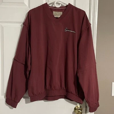 Colorado Timberline Windbreaker Mens Lrg V-Neck Pullover Embroidered Zip Sleeves - Image 1 of 4