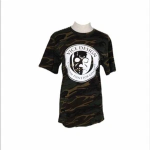 Camisa mediana de porteros de hockey para niños Vice ejército verde camuflaje manga corta yunque - Imagen 1 de 7