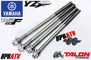 Yamaha YZ450F High-Performance Titanium Cylinder Bolts Head Stud Kit (2010-2022) - Picture 1 of 24