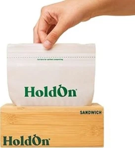 HoldOn Bamboo Sandwhich Bag Organizer - Picture 1 of 3