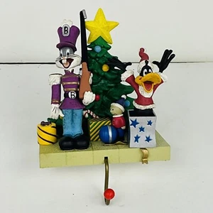 Soporte colgante de Navidad vintage Bugs Bunny Duck Looney Tunes 1996 - Imagen 1 de 8